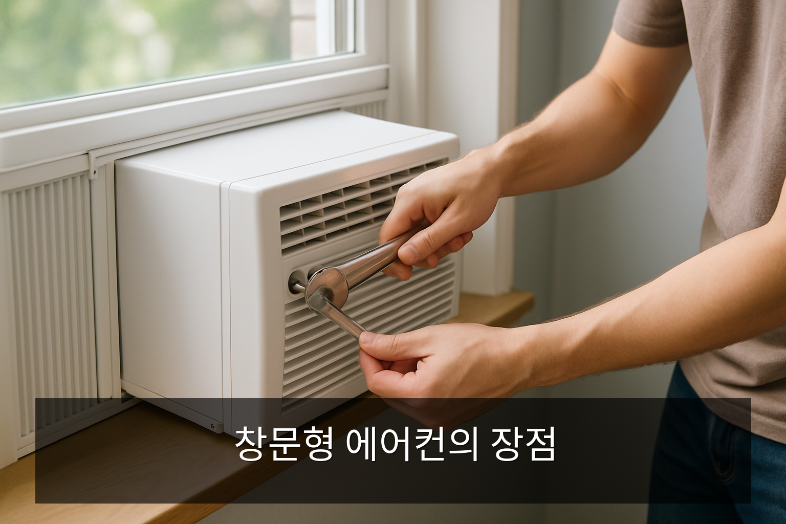 창문형에어컨 - 창문형 에어컨의 장점
