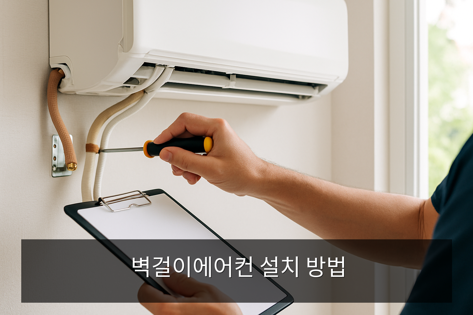 Wall-mounted air conditioner - How to install a wall-mounted air conditioner