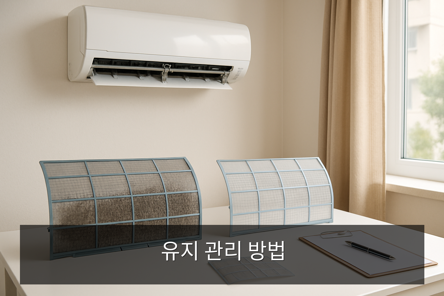 Wall-mounted air conditioner - Maintenance methods