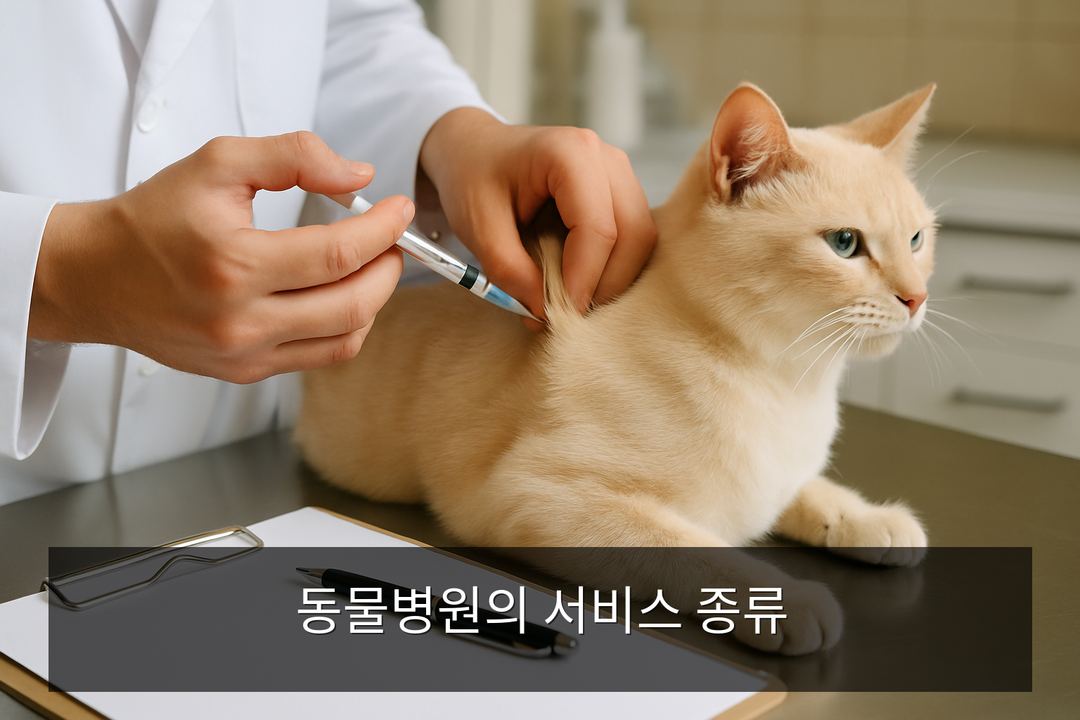 동물병원 - 동물병원의 서비스 종류
