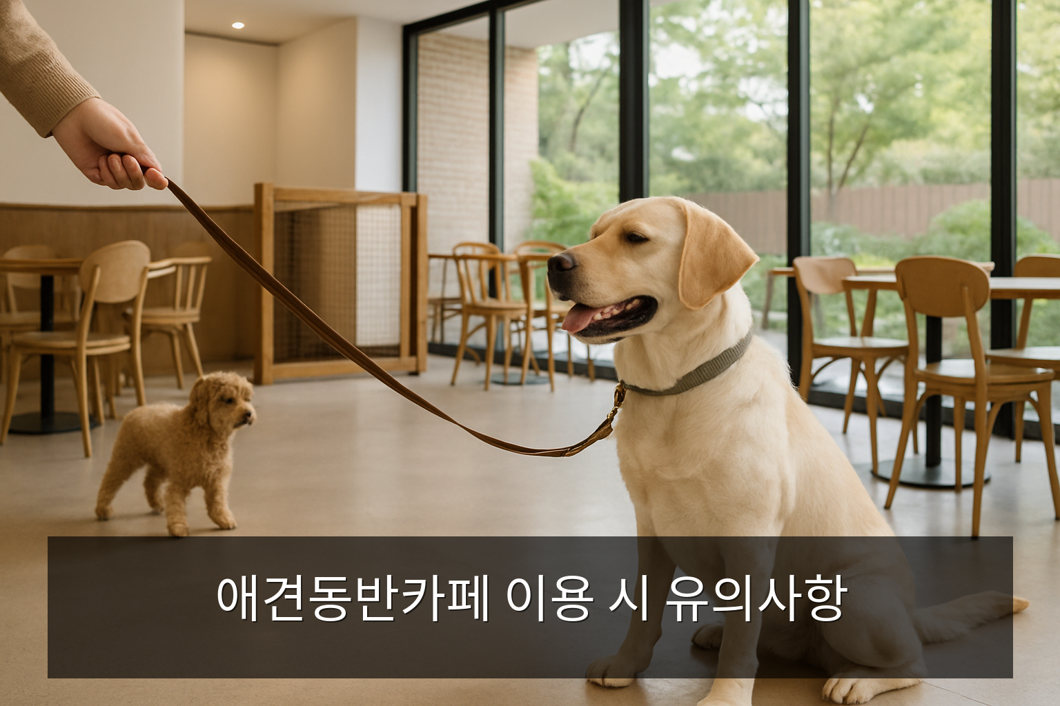 애견동반카페 - 애견동반카페 이용 시 유의사항