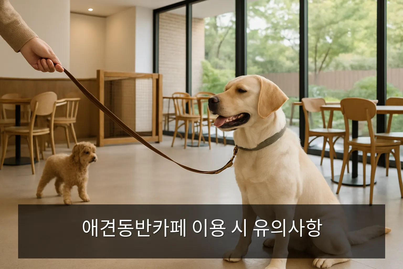 애견동반카페 - 애견동반카페 이용 시 유의사항