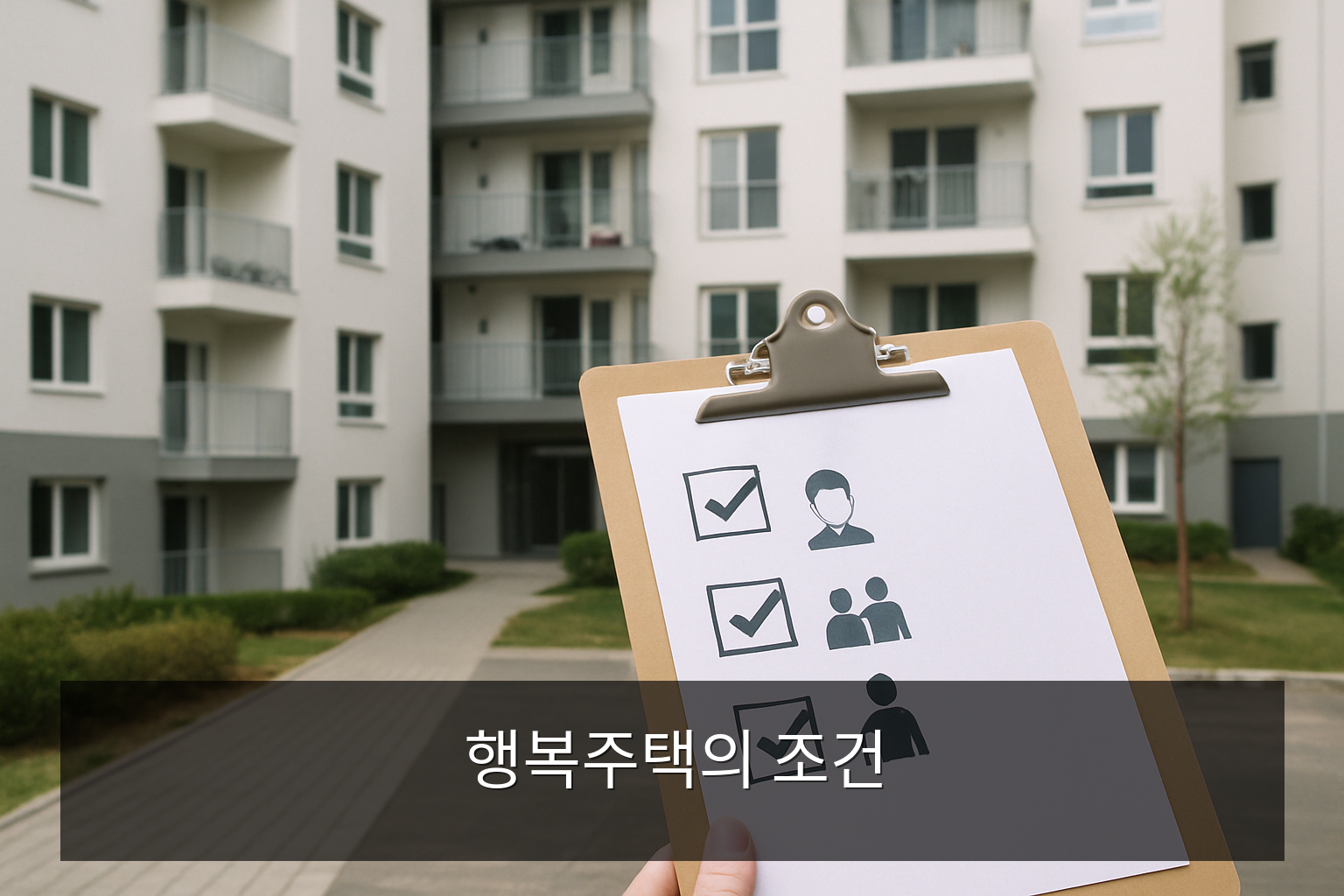 행복주택 - 행복주택의 조건