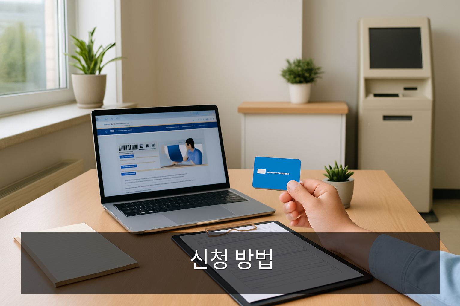 내일배움카드신청 - 신청 방법