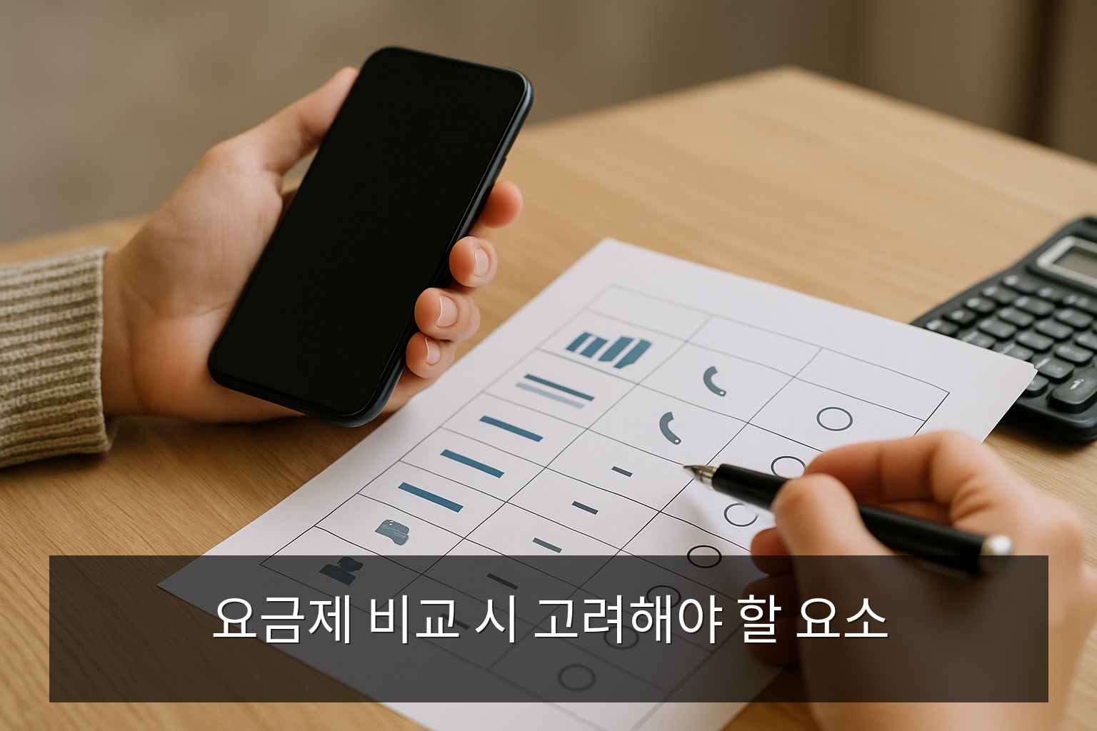 알뜰폰요금제비교 - 요금제 비교 시 고려해야 할 요소