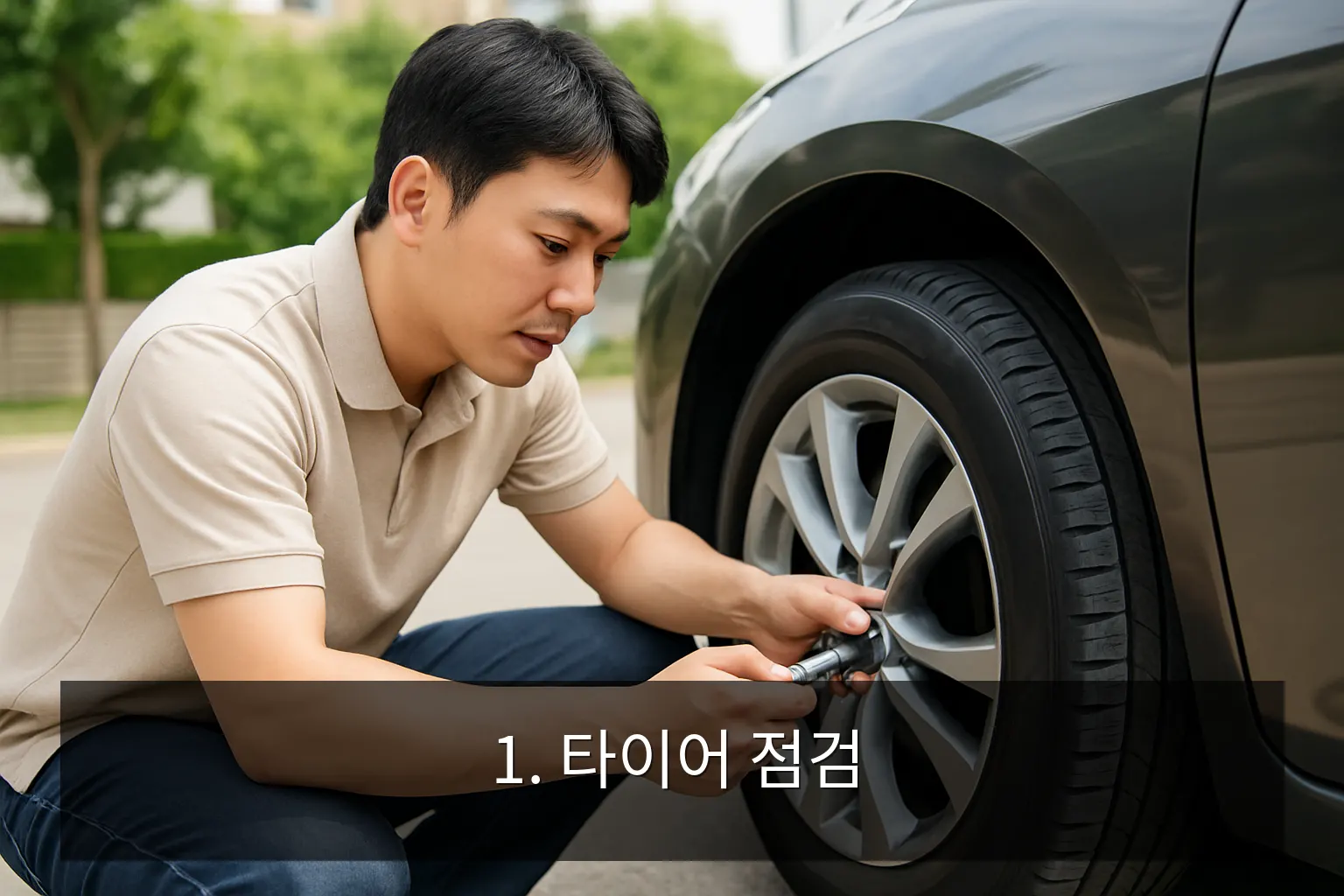 Các hạng mục kiểm tra trước khi lái xe đường dài trong kỳ nghỉ - 1. Kiểm tra lốp xe