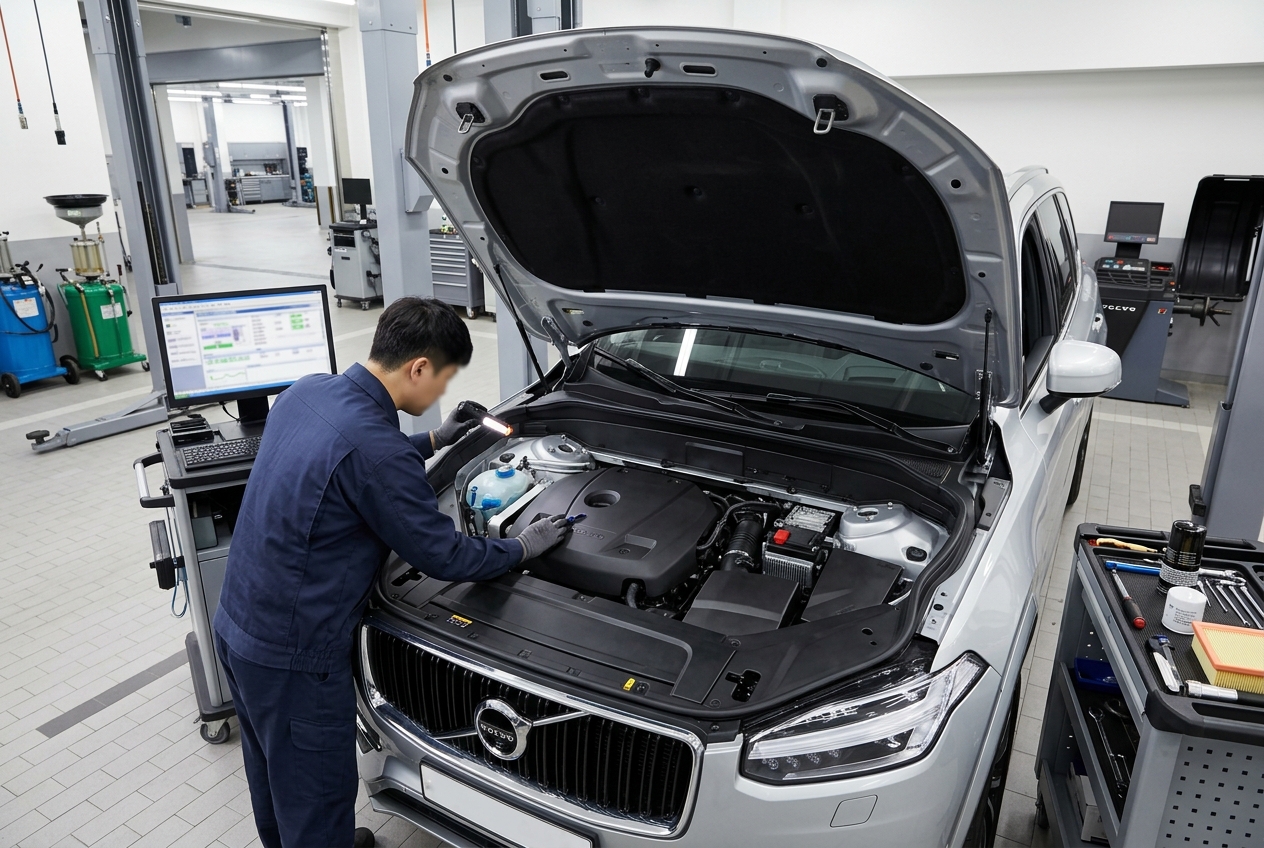 Volvo XC90 - Kiểm tra bảo trì và mạng lưới dịch vụ