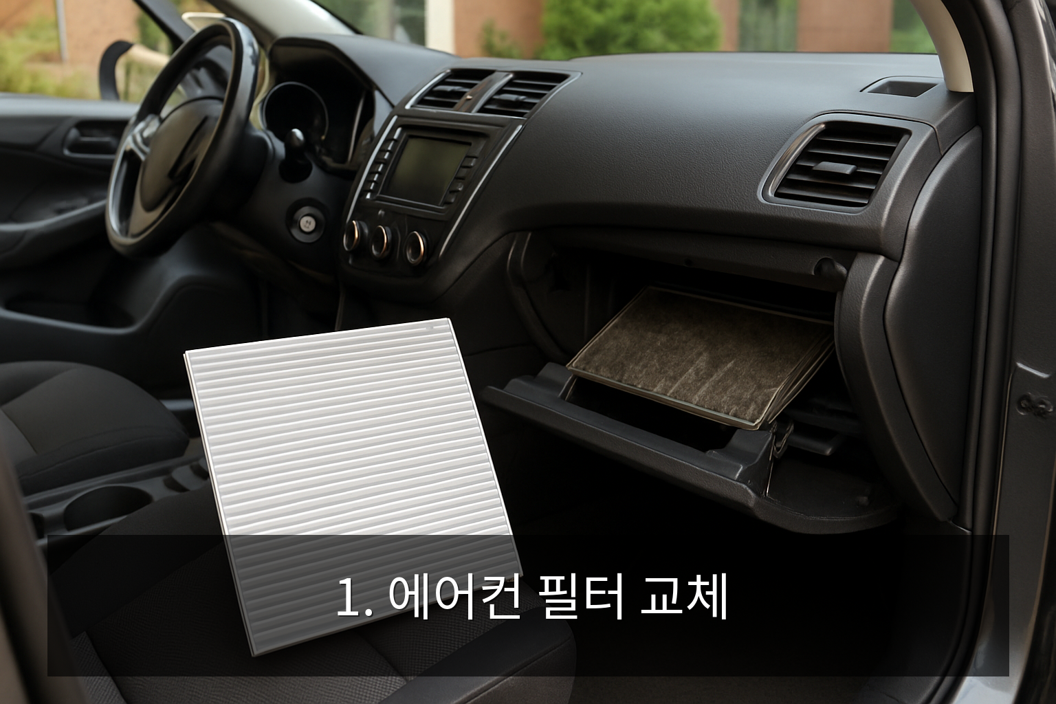 How to Remove Car Air Conditioner Odors - 1. Replace the Air Conditioner Filter