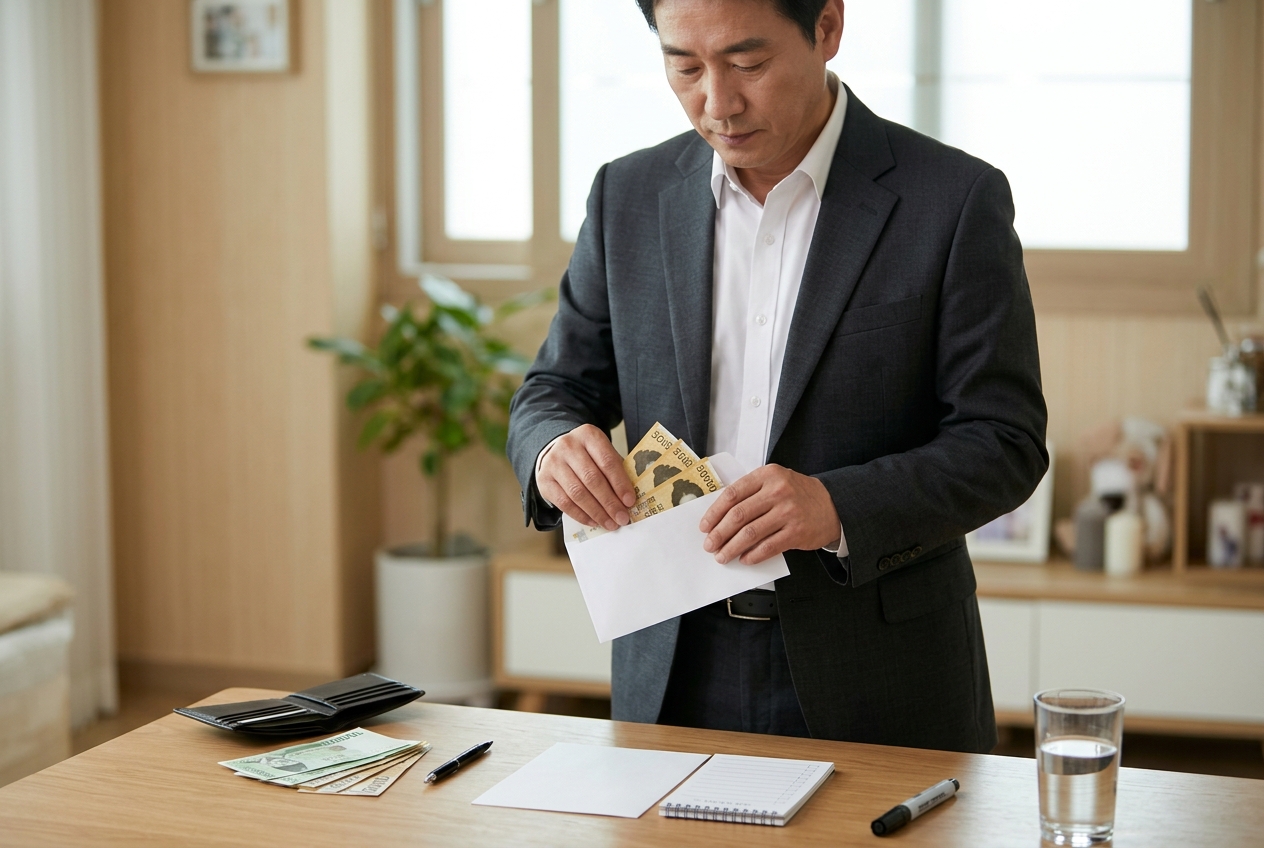 장례식장예절 - 부의금 전달 시 주의사항