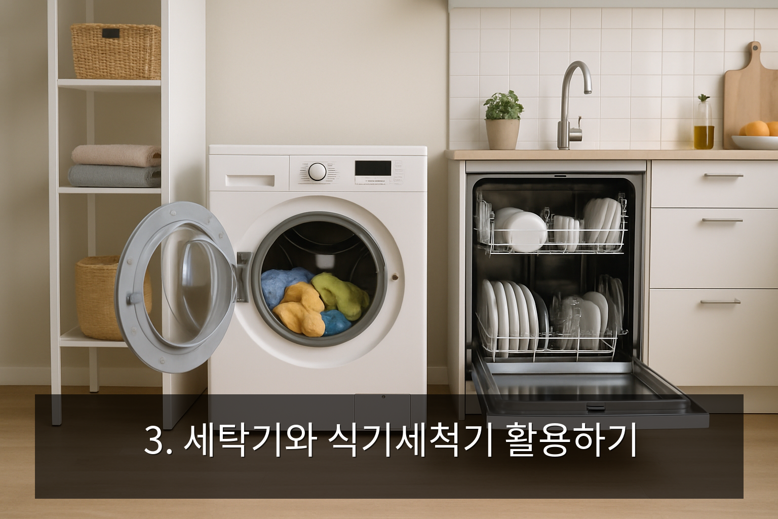 How to Save on Water Bills - 3. Utilize Washing Machines and Dishwashers
