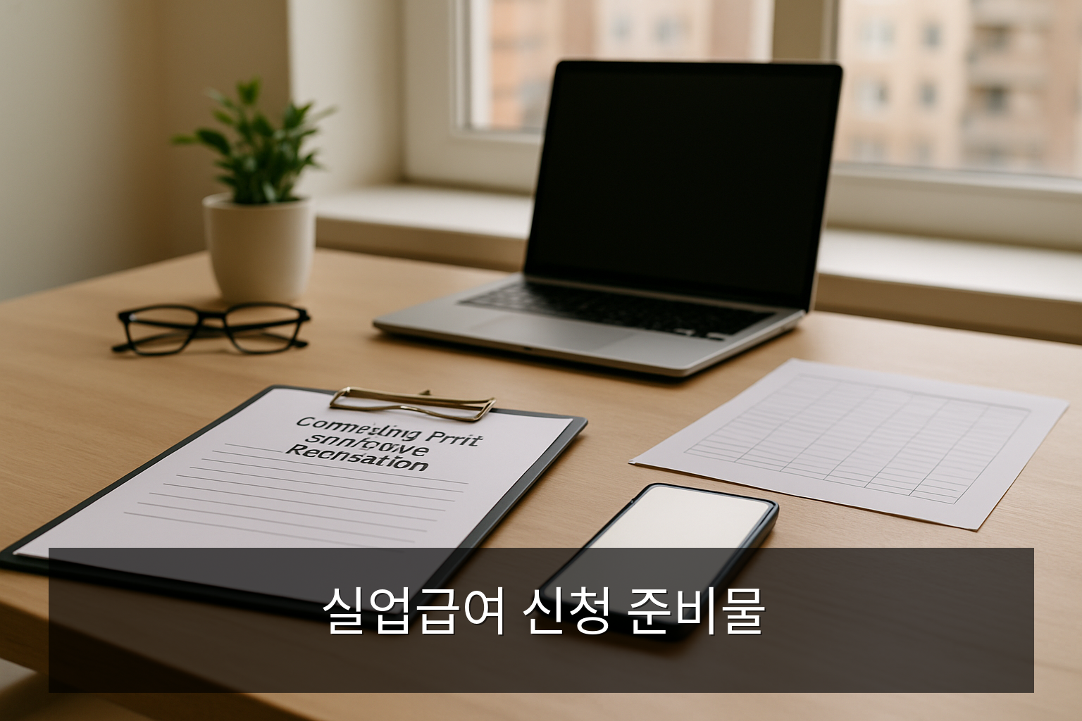 실업급여 신청 준비물 - 실업급여 신청 준비물