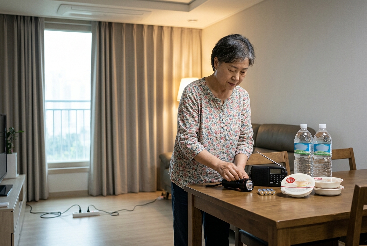 Typhoon - Specific methods to maintain safety indoors