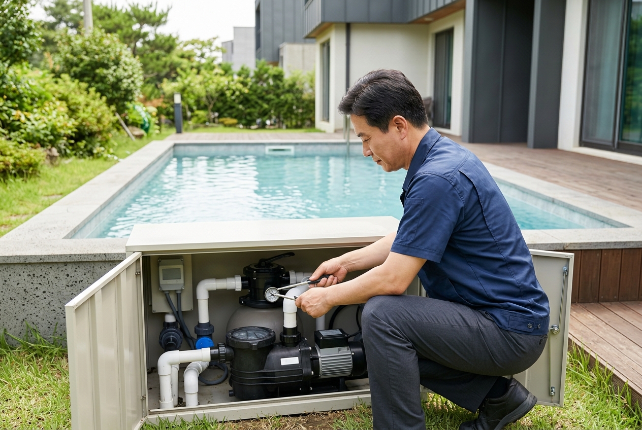 Biệt thự có hồ bơi - Sự thật về cách vận hành hồ bơi và quản lý chất lượng nước