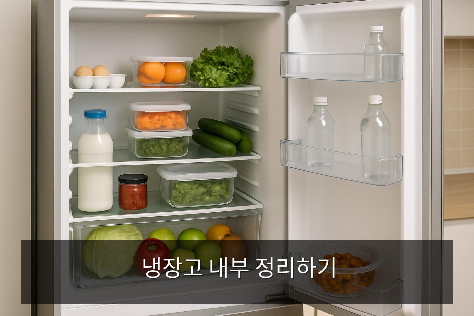 How to reduce refrigerator electricity bills - Organizing the inside