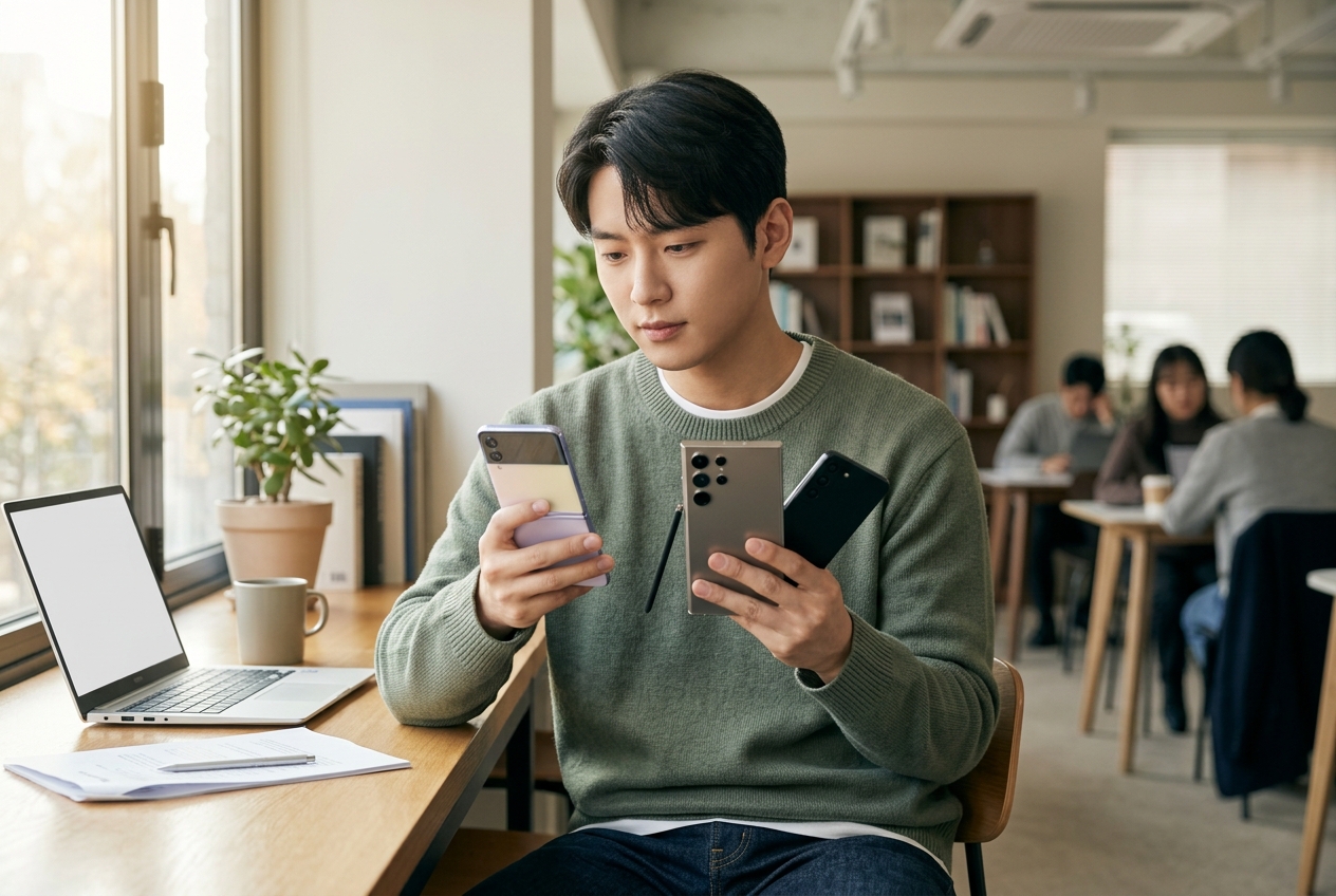 갤럭시최신폰 - 사용 목적에 따른 갤럭시 시리즈별 특징 비교