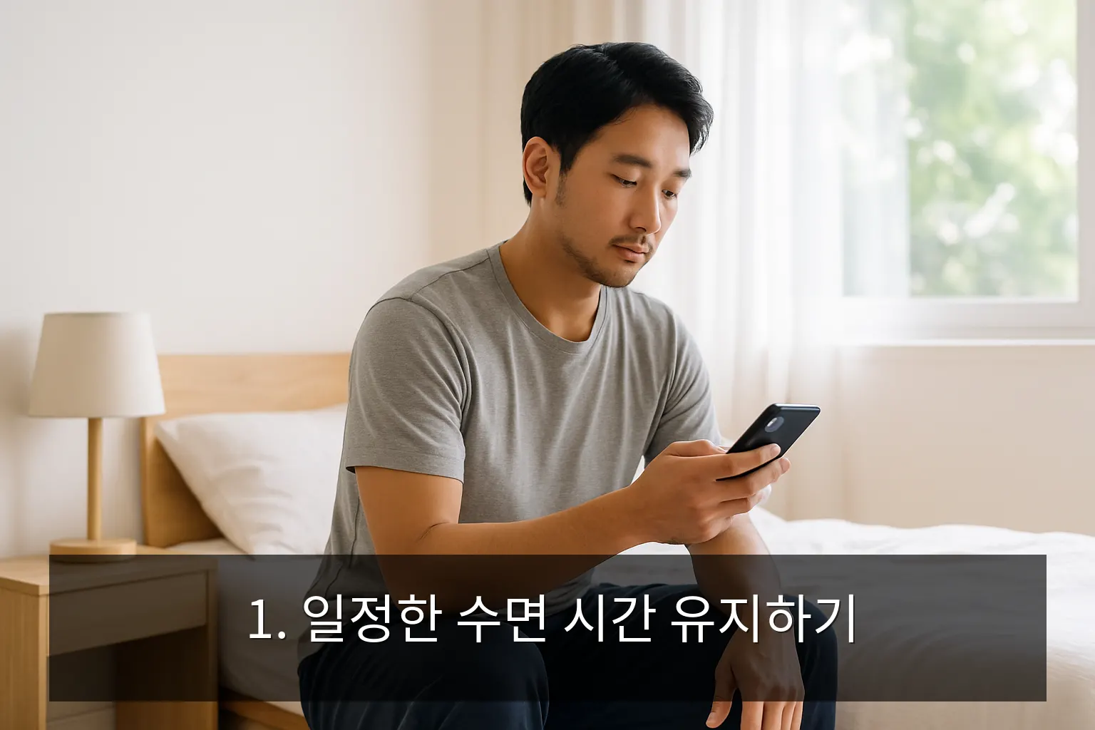改善睡眠习惯的方法 - 1. 保持规律的睡眠时间