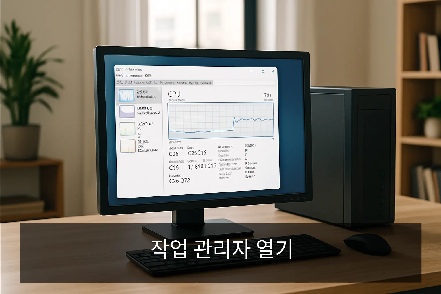 컴퓨터 느려졌을 때 확인할 것 - 작업 관리자 열기