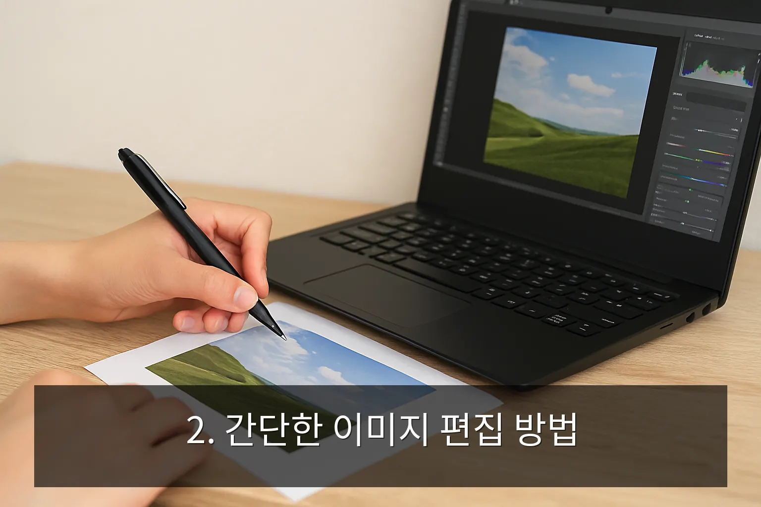 무료 이미지 편집 방법 - 2. 간단한 이미지 편집 방법