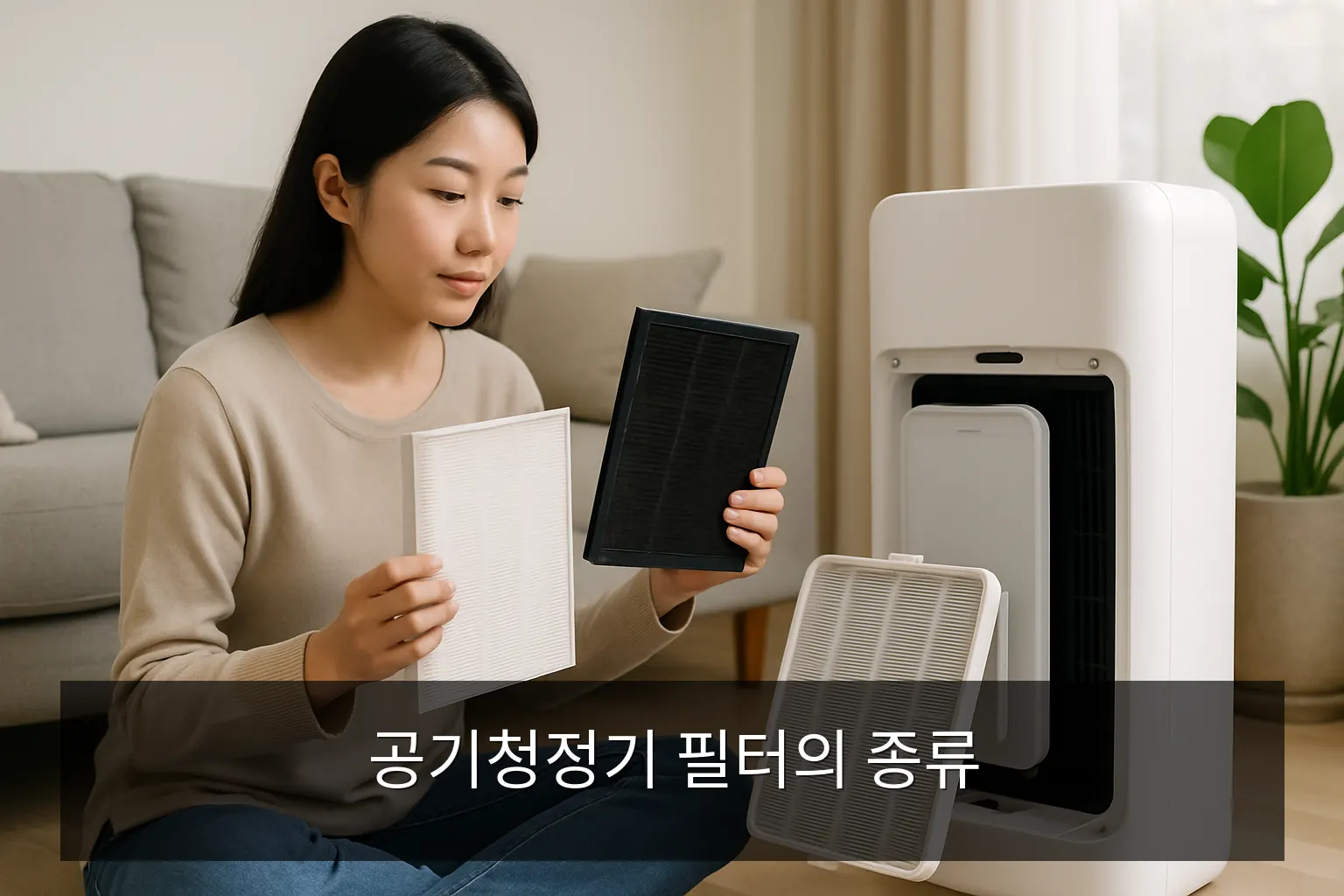 공기청정기 필터 교체 주기 - 공기청정기 필터의 종류