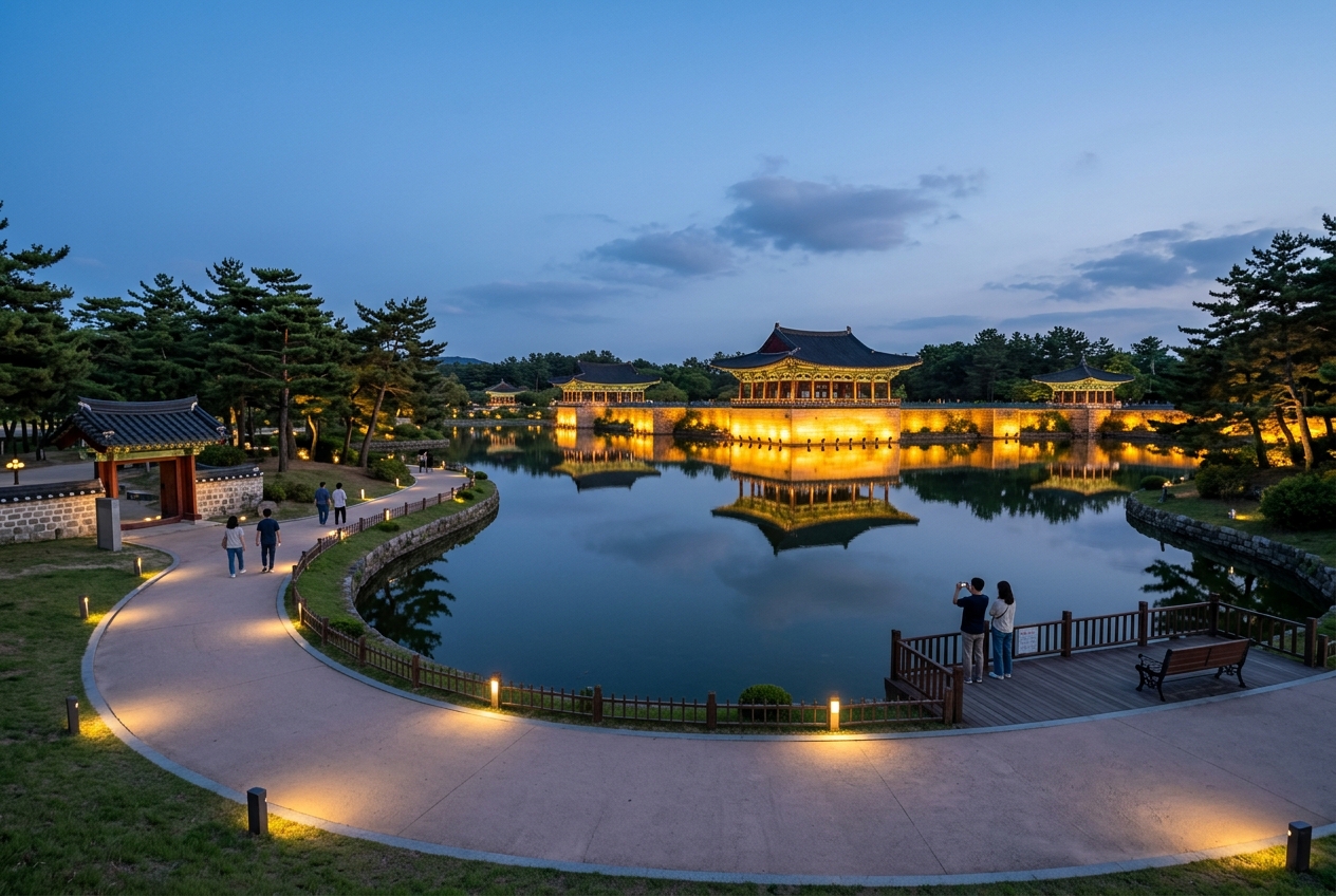 경주동궁과월지 - 효율적인 관람 동선과 추천 시간대