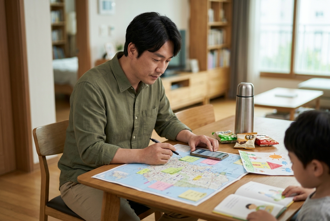 여행 - 1. 가족 단위 여행: 편의와 안전이 우선인 준비